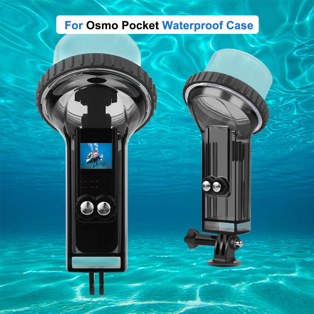 

Водонепроницаемый чехол для DJI Osmo Pocket 1/2, карманный шарнирный чехол 60 м для дайвинга, защитный чехол, аксессуары для подводной съемки