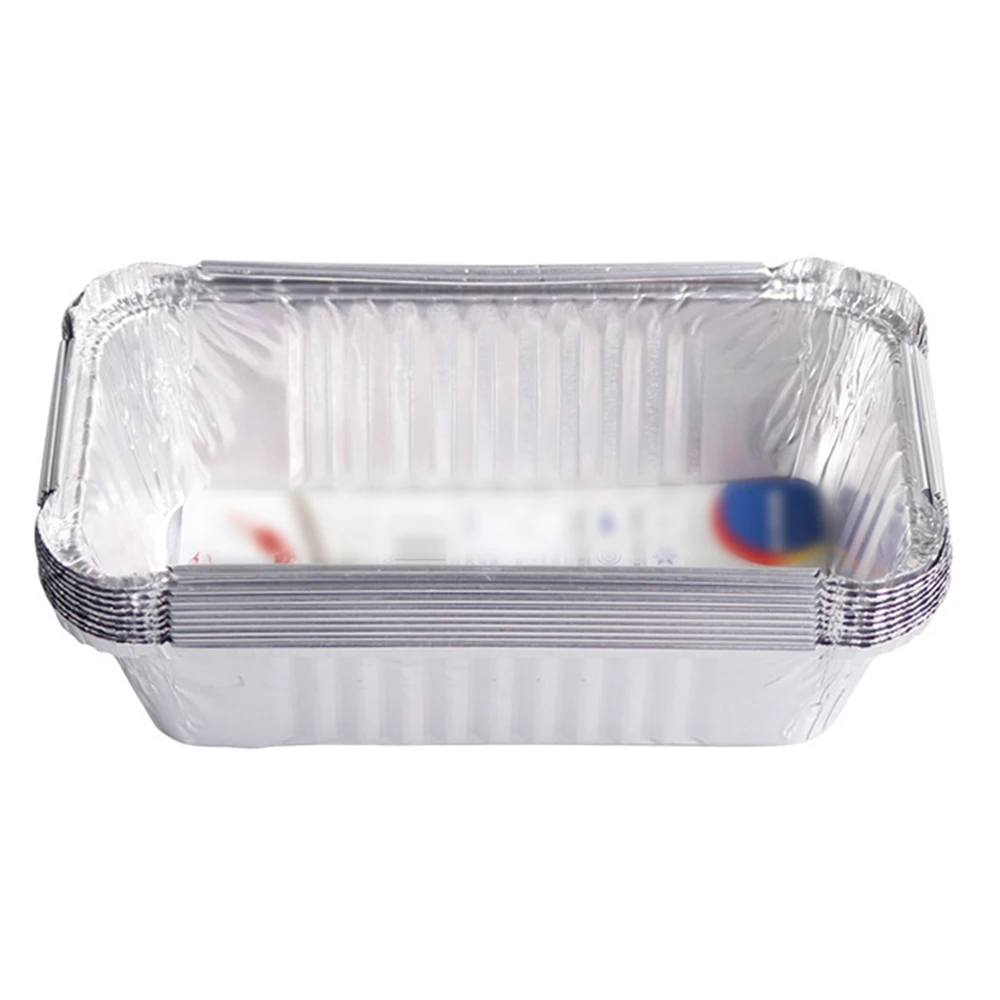 20PCS Aluminum Foil Loaf Pan Disposable Oblong Baking Bread Tins 630ml Capacity For Quiche Lasagna And Side Dishes |