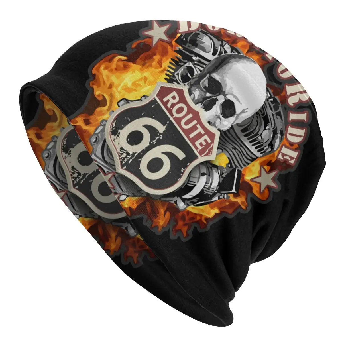 Винтажные шапки Route 66 для мотоциклистов с американскими знаками уличные шапочки