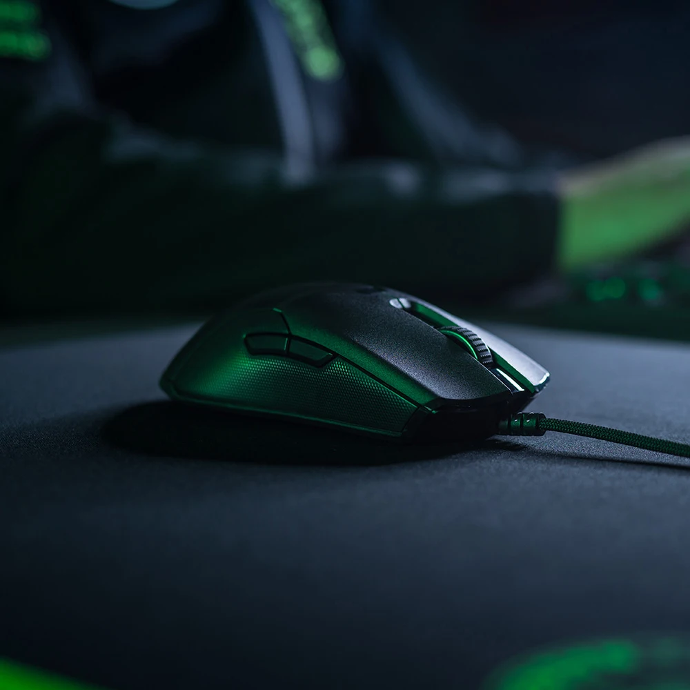 Razer Viper Проводная игровая мышь 16000 dpi RGB компьютерные мыши PAW3390 Оптический сенсор 60g Легкий кабель SpeedFlex dpi для ПК