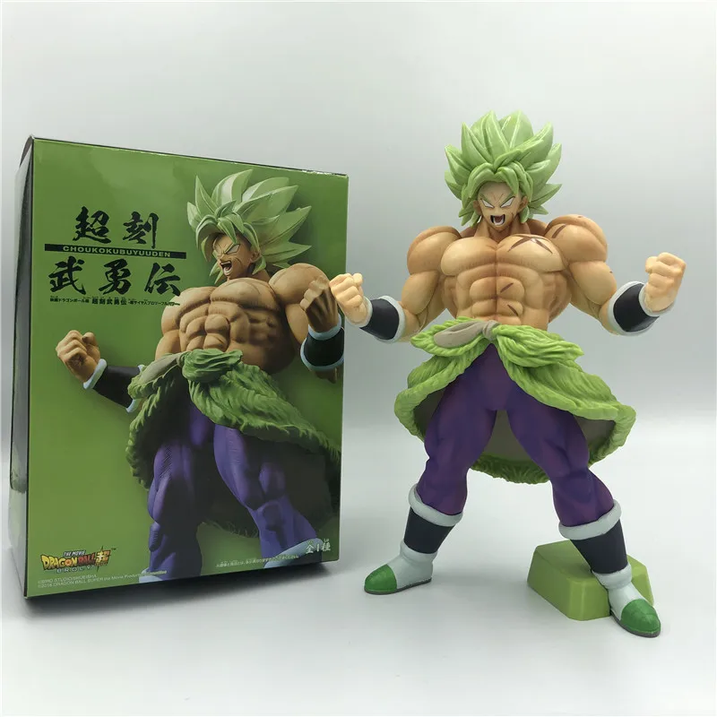 2019 Dragon Ball Z Super Broly Movie Ver. Зеленые волосы против Гоку броли Супер Saiyan боевой формы