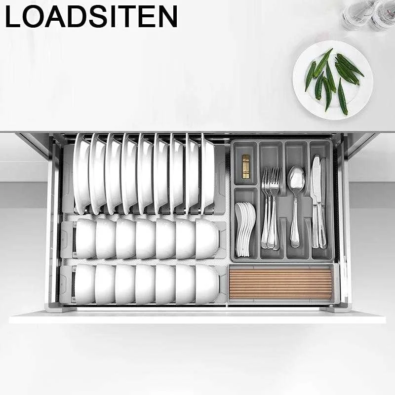 

Para De Cosina Pantries Mutfak Dish Drainer Organizador Armario Stainless Steel Cocina Cozinha Kitchen Cabinet Basket