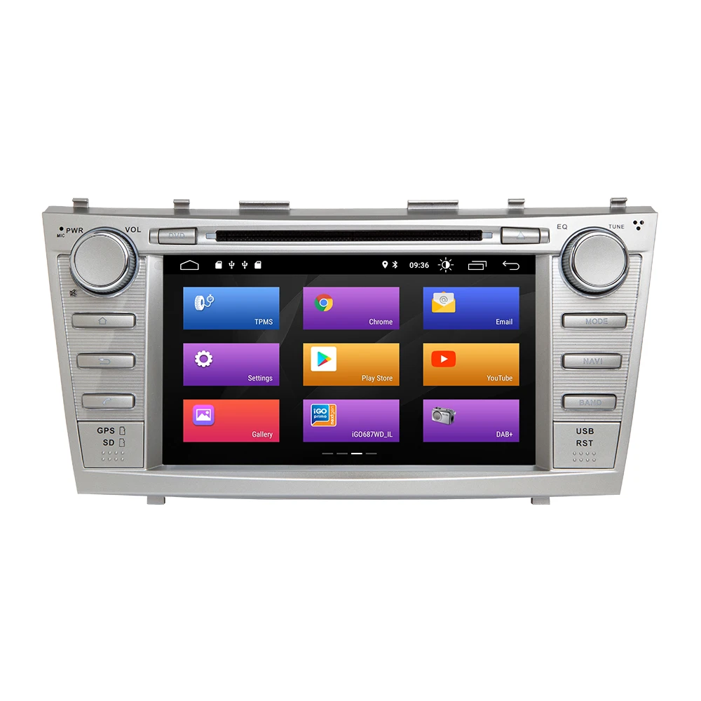 Josmile 2 Din Автомобильный Радио GPS Android 9 0 DVD плеер для Toyota Camry 2007 2008 2009 2010 2011Auroin 2006