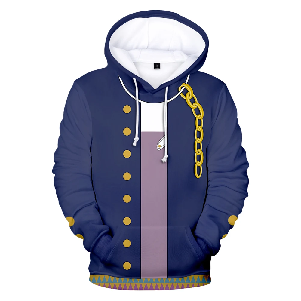 Джоджо Необычные костюмы унисекс свитшот с капюшоном для косплея спортивная