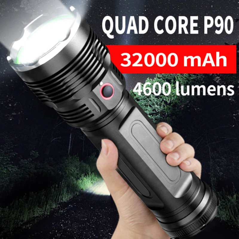 5000 люменов блики светодиодный фонарик подсветка аккумуляторная супер яркий