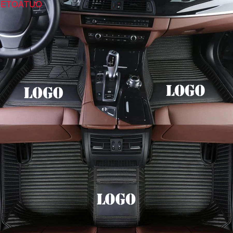ETOATUO Пользовательский логотип автомобильные коврики для Ssangyong все модели kyron ActYon