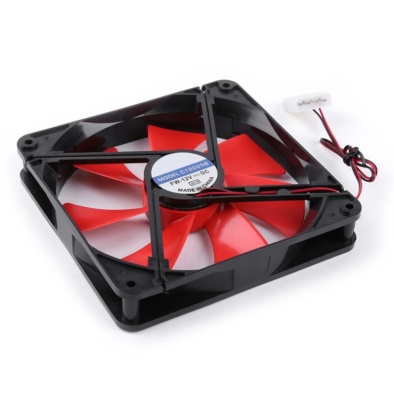 12V 4 Pin 140mm DC Silent CPU Cooling Fan High Airflow 2300RPM Speed Adjustable Computer Cooler Quiet for PC Chassis Radiating | Компьютеры