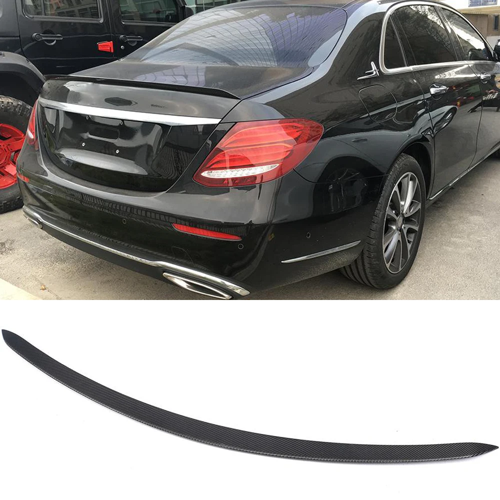 Задний спойлер на багажник для Mercedes Benz E Class W213 E250 E300 E43 E63 AMG Sedan 4 двери 2016 2017 из