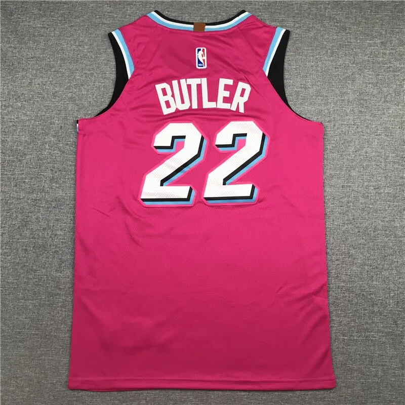 

NBA Miami Heat #22 Jimmy Butler Men's Basketball Jerseys White,Black,Pink