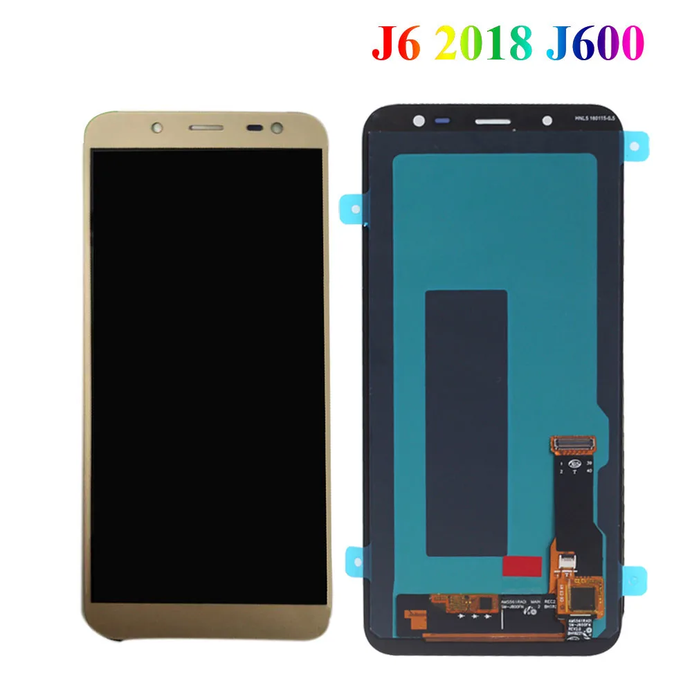 5 6 &quotсупер Amoled lcd для samsung Galaxy J6 2018 J600 J600F J600Y дисплей сенсорный экран стеклянная