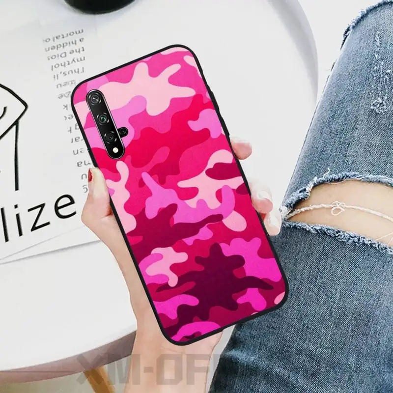 Чехол для телефона Honor 20 20lite черный мягкий чехол с камуфляжным узором видо20 7C 8C 7A 8A