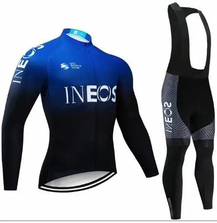 2 INEOS, велосипедная команда, Джерси, 9D, велосипедные штаны, набор, Майо, одежда для мужчин, зима, Polar pro, велосипедная майка - Цвет: 2