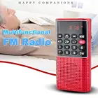 Портативное FM-радио, Многофункциональный перезаряжаемый портативный mp3-плеер с разъемом USB, TF, ручной динамик, портативное мини-радио, L-328