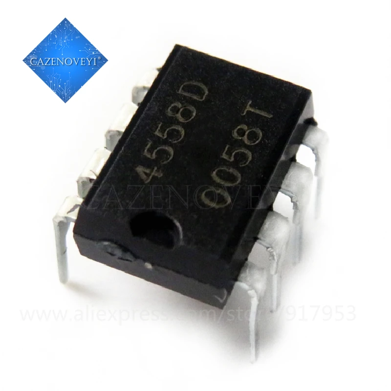 10 шт./лот NJM4558D DIP8 NJM4558 DIP NJM4558DD JRC4558D JRC4558 RC4558 RC4558P Новый и оригинальный IC в наличии