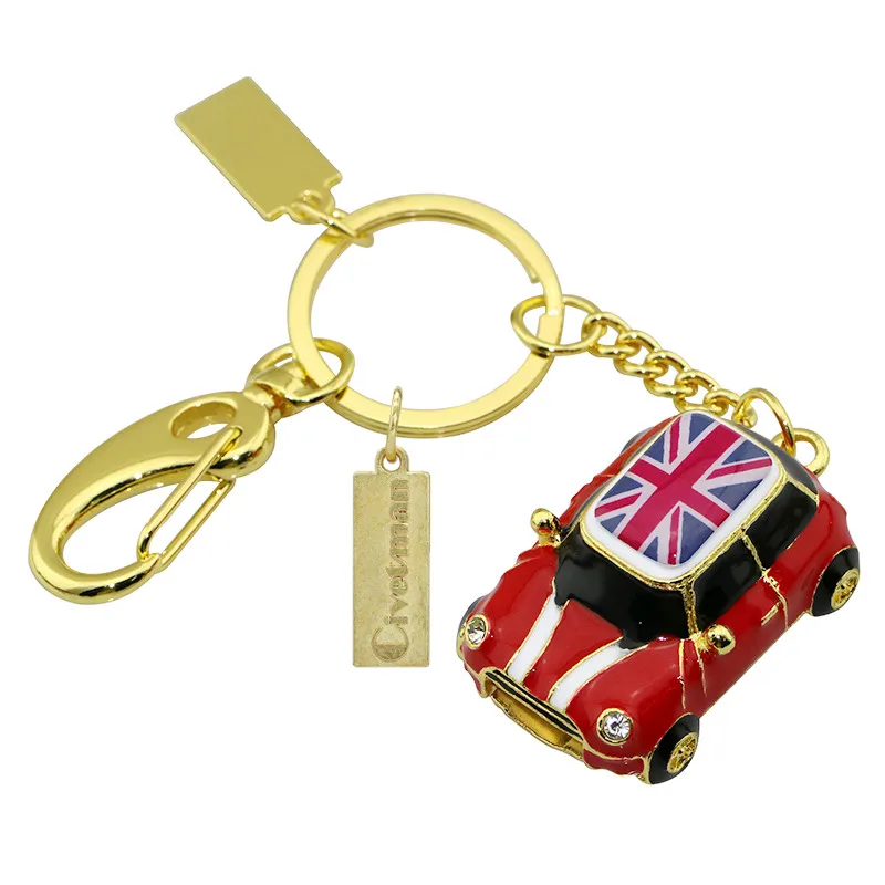 Модный миниатюрный медный Автомобильный USB флеш накопитель металлический