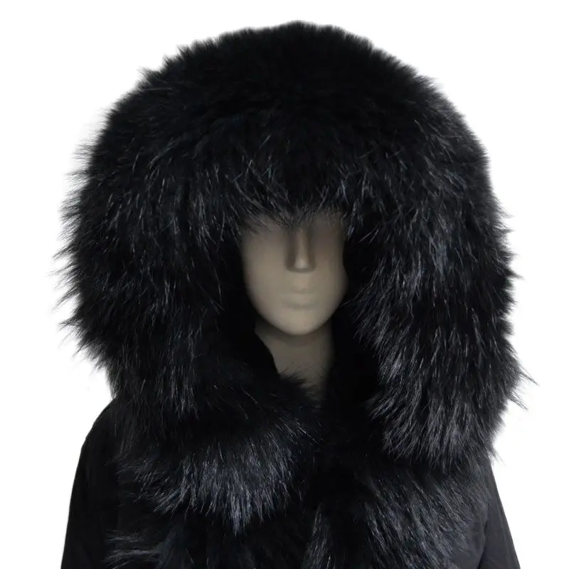 Рисунок 3 - Большая передняя отделка мехом енота