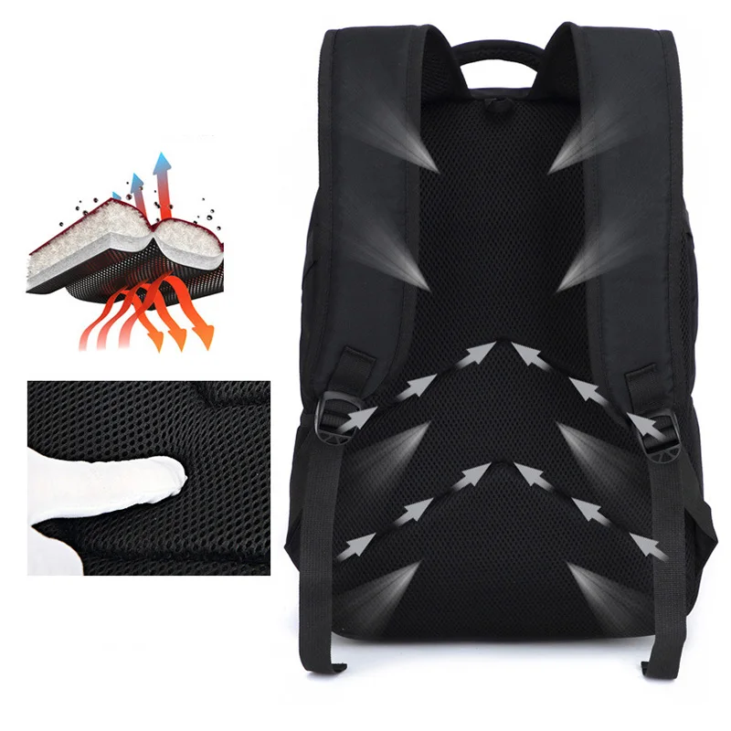 Мужской многофункциональный рюкзак через плечо с USB-зарядкой и защитой от кражи |