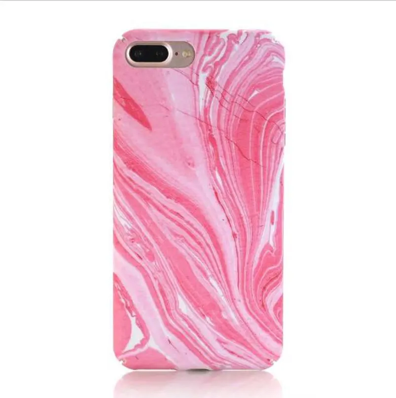 Case For iphone 6 6s 6/7/8 plus X Painted Granite Marble Stone Texture Printed flower HARD Back Cover Phone 7 | Мобильные телефоны