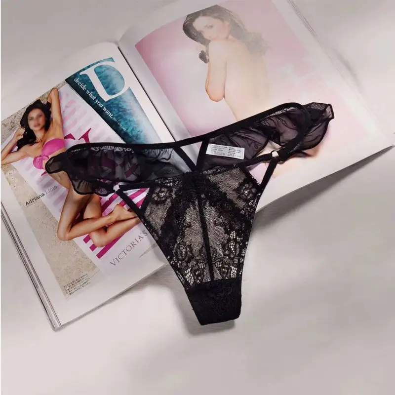 Роскошные женские кружевные сексуальные стринги ажурные G эротическое нижнее