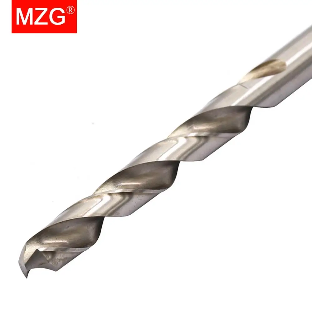 MZG 10PC Straight Shank 4.1-5.0 mm  HRC45 4.5mm 4.8mm 4.9mm HSS Drill Bits for CNC Precision Hole Machining Milling Drilling