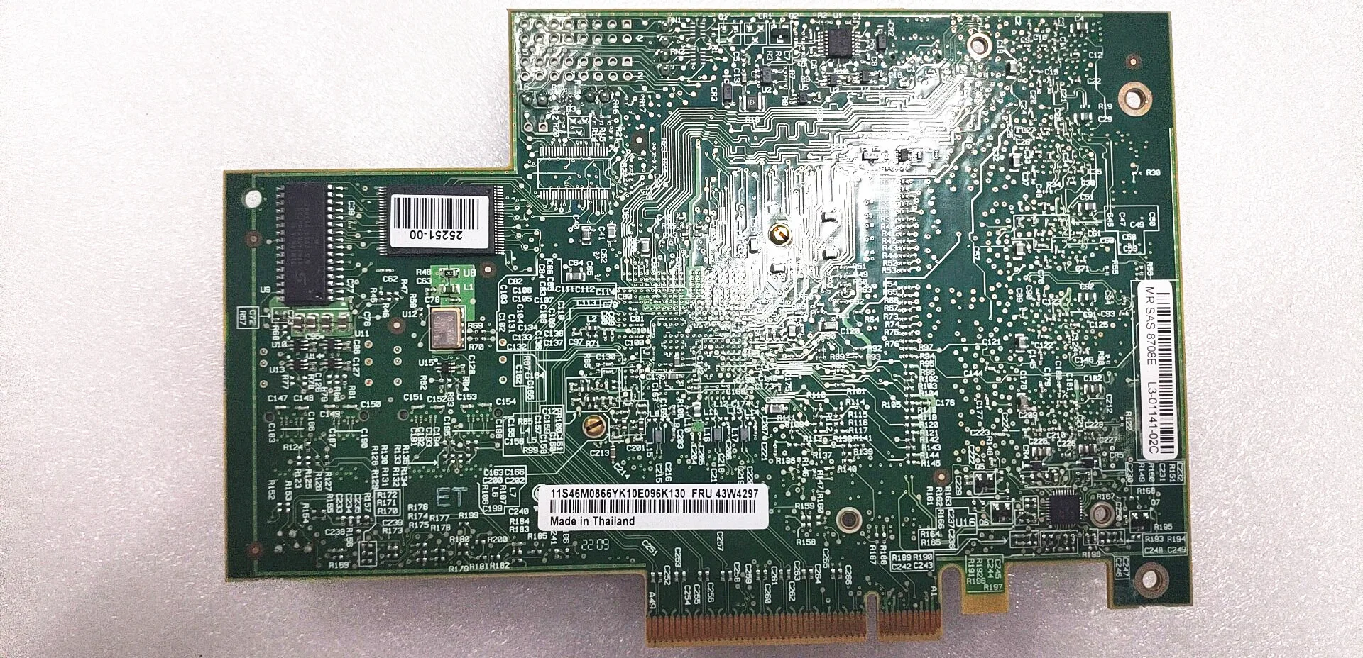 Для контроллера ServeRAID MR10i SAS/SATA 43W4296 8 портов SFF8087 MiniSAS PCI-E X8 3 ГБ/сек. карта 43W4297 43W4342 LSI MR SAS 8708E RAID