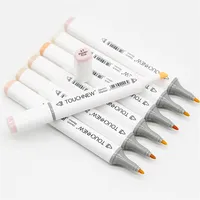 Набор маркеров. 12 оттенков цветов кожи