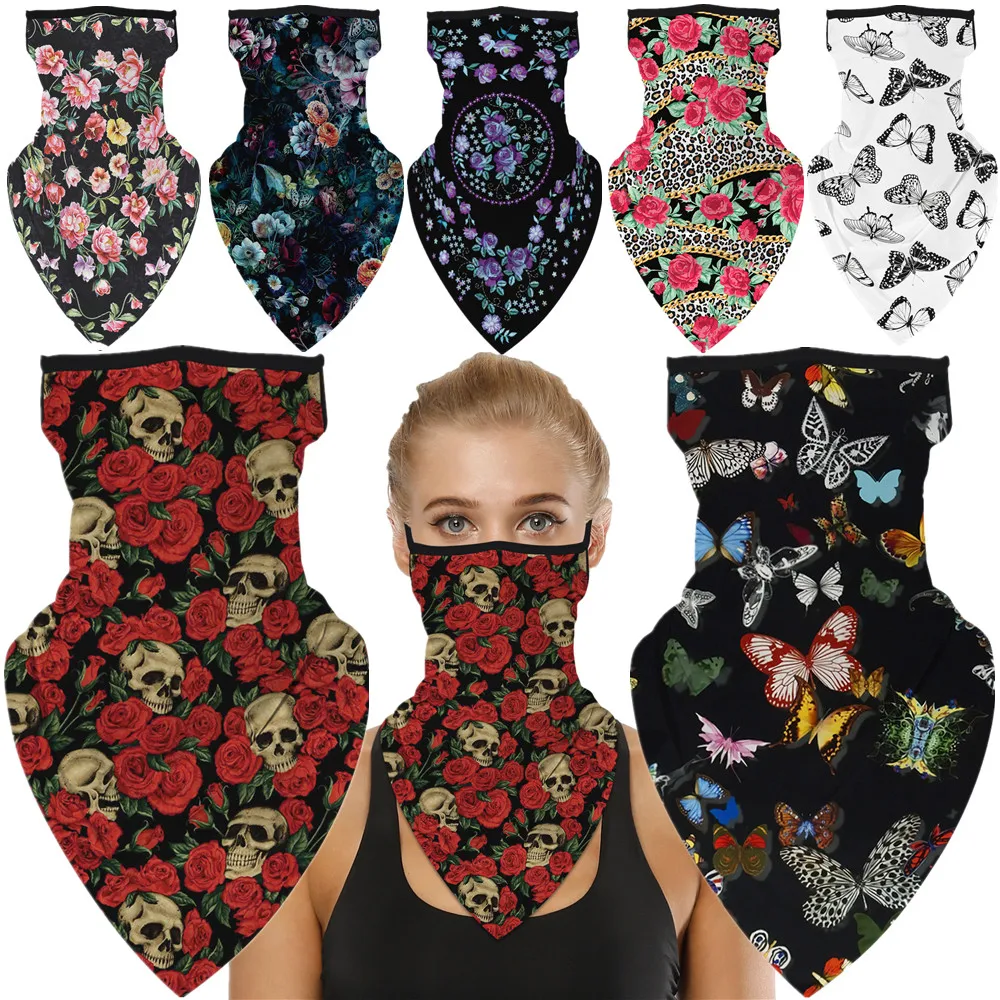 Шарф-бабочка маска для лица бандана Хэллоуин | Тематическая одежда и униформа