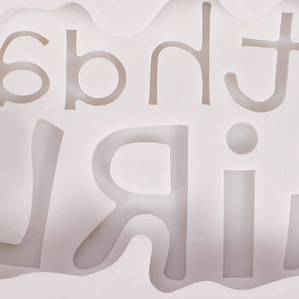 1 шт. шоколадных тортов силиконовая форма с днем рождения письмо торт конфеты