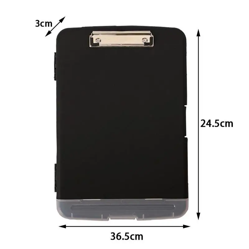 

Brand Folder File Box With Storage Clip High Quality Box Bag Clipboard Storage 36.5*24.5*3cm Folder Document Binder J1Q8