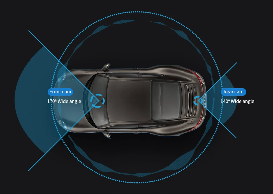 E-ACE скрытый Автомобильный видеорегистратор Wifi видеорегистратор видеокамера двойная камера Объектив Full HD 1080P Мини Камера авто Регистратор