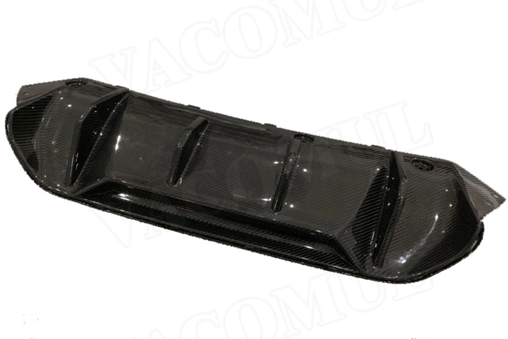 Сухое углеродное волокно диффузор губа на задний бампер спойлер для BMW 5 серии F90 M5