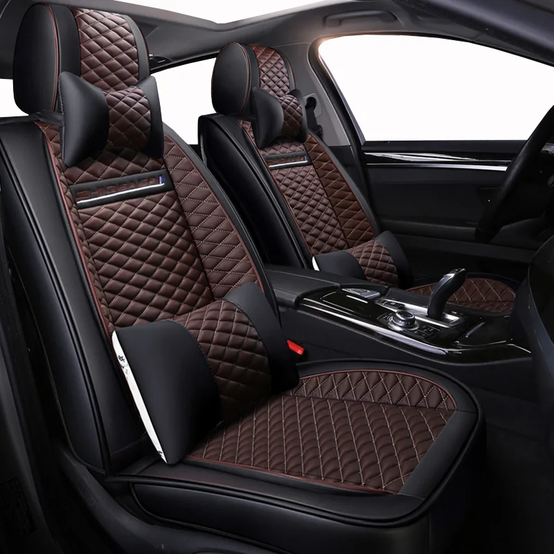 High quality PU Leather car seat covers fit hyundai getz grand starex veloster veracruz verna solaris of 2010 2009 2008 2007 | Автомобили