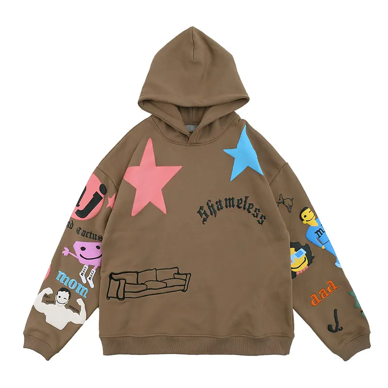 

New luxury High Men CPFM.XYZ multi-element gentleman Hoodies Hoody hooded Sweatshirts velvet Cotton Drake Thicken Fleece #C5