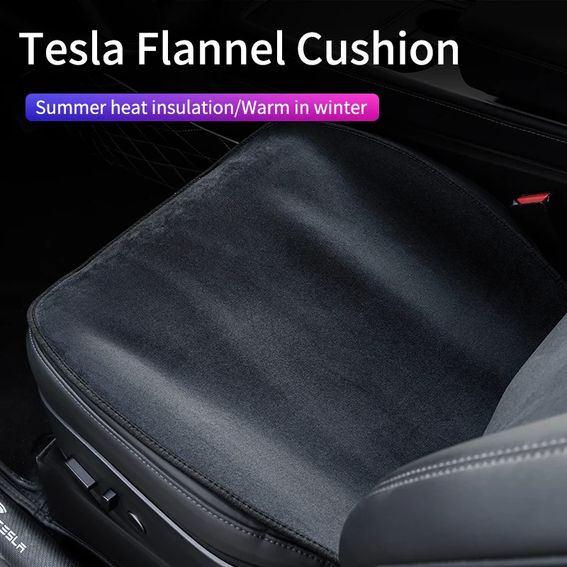 Чехол для автомобильного сиденья Tesla model 3/model y фланелевая подушка чехол с защитой