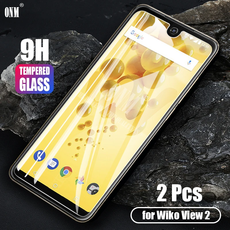 2 шт закаленное стекло для Wiko View протектор экрана 2.5D 9H Премиум Закаленное