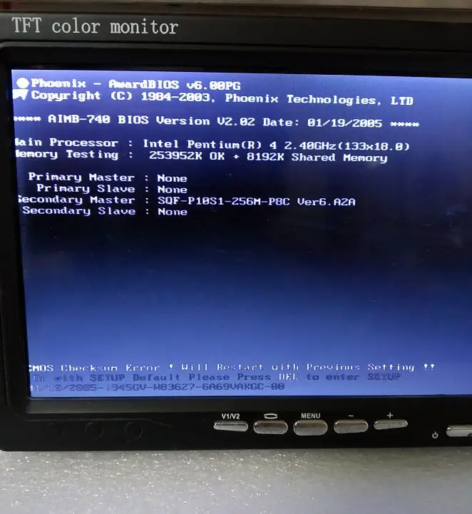 100% OK оригинальный IPC плата AIMB-740VE AIMB-740 Rev. b1 5 * PCI Промышленная материнская 2 ISA с