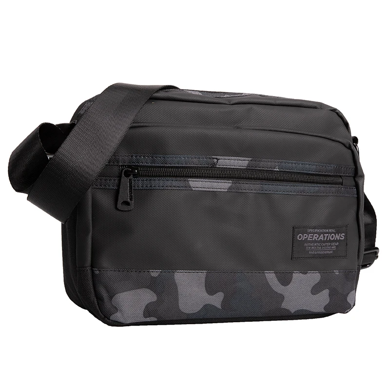 

Japanese Style Crossbody Bag Waterproof Canvas Men's Handbag College Style Tote Bag Tokyo Design Shoulder Bag Large Capacity
