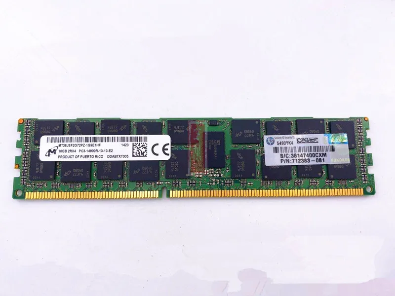 

Micron DDR3 Server Rams 16GB 1866MHZ DDR3 16GB 2Rx4 PC3-14900R DDR3 Desktop Server memory DDR3 REG ECC RAMS