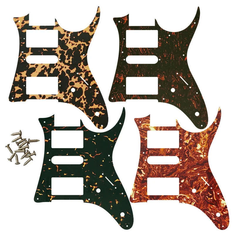 

Xinyue Custom Guitar Parts - For MIJ Ibanze GR40 Guitar Pickguard HSH Humbucker Pickup Scratch Plate Flame Pattern