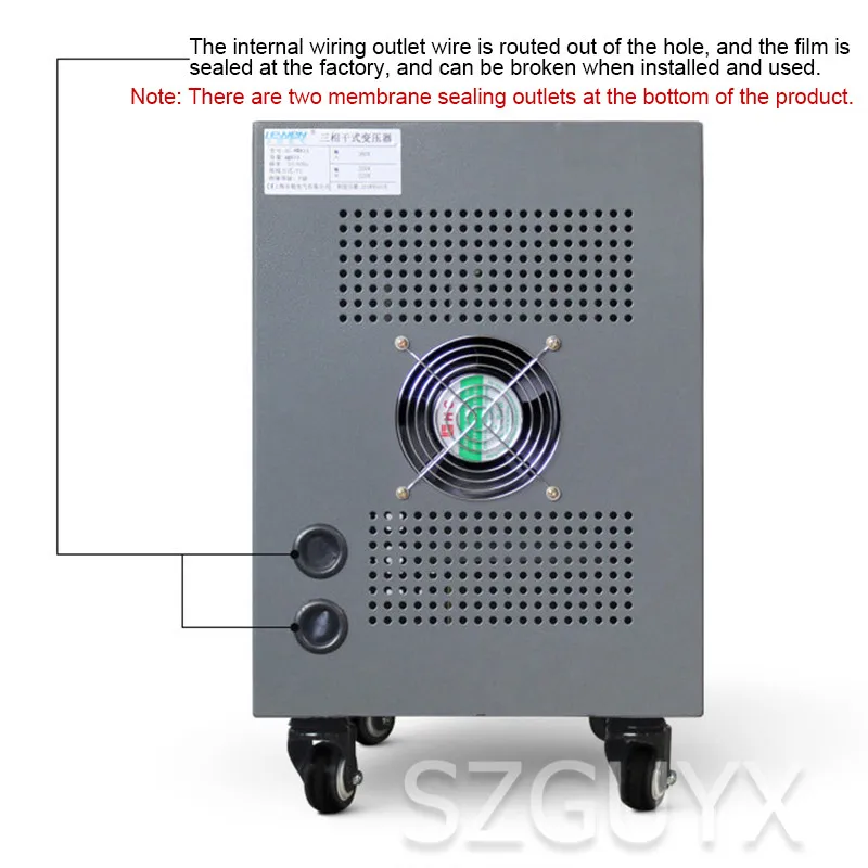 Трехфазный сухой изоляционный трансформатор от 380 В до 220 200 инструмент