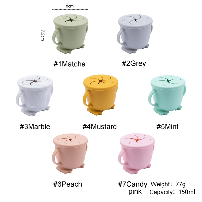 Чашки для кормления младенцев детская посуда напитков силиконовые чашки закусок