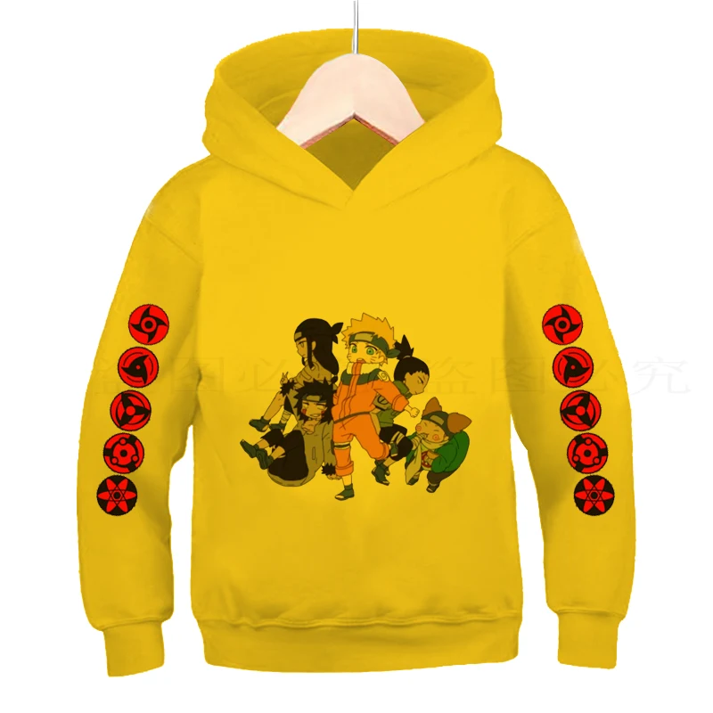 

Children's anime print hoodie boys youth sweatshirt pullover clothes