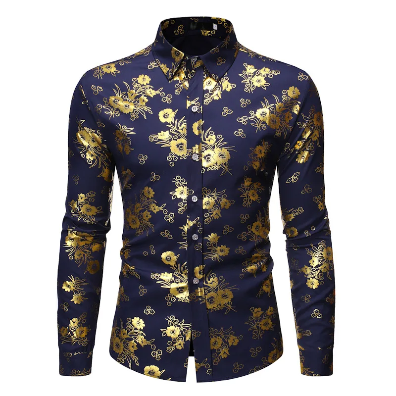 

Men's shirts, spring menswear, men's printed shirts, long-sleeved shirts men's, fashionable shirts