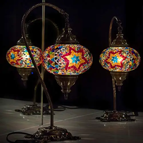 Турецкая лампа Тиффани 2021 мозаичное витражное стекло бохо Марокканский Фонарь