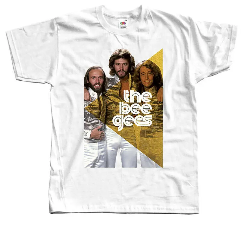 

The Bee Gees V2, band photo, Gibb, DTG T-SHIRT (WHITE) S-5XL