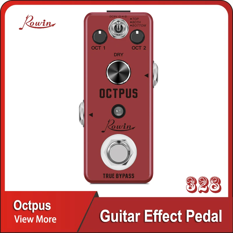 

Rowin LEF-3806 Octpus Poly Octaver Micro Effect Pedal