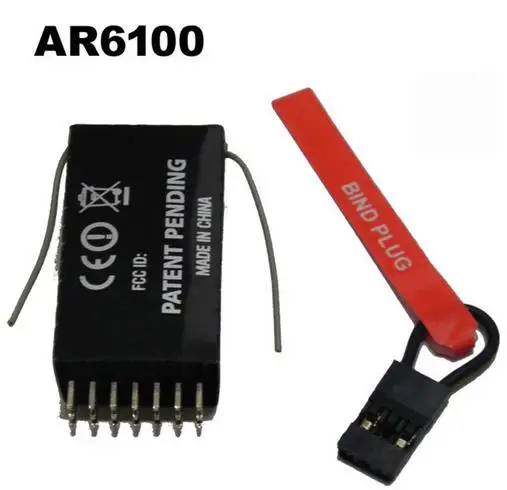 2 4 Ghz RC 6CH AR6100 DSM приемник канала 6 Aceptador Apoyo DX6i/DSX9/DSX11/DSX12 DX6/DX6i/DX7/DX8|Детали и