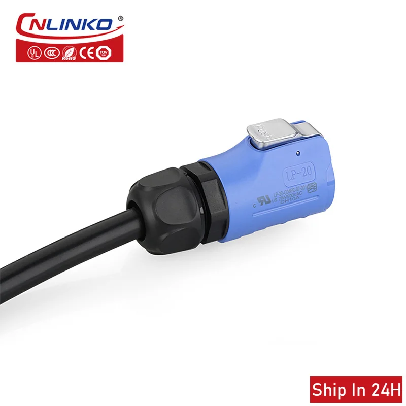 

Cnlinko LP M20 Power Waterproof Connector Aviation Plug Female Cable Adapter for Solar Medical Video LED Industrial 2 3 4 5pin