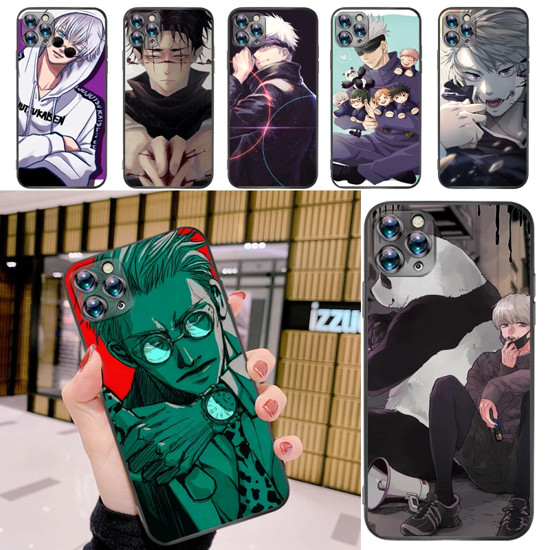 

Jujutsu Kaisen Sukuna Yuji Itadori Fushiguro Megumi Satoru Gojo Phone Case For iPhone 11 Pro MAX Soft TPU Coque Cases