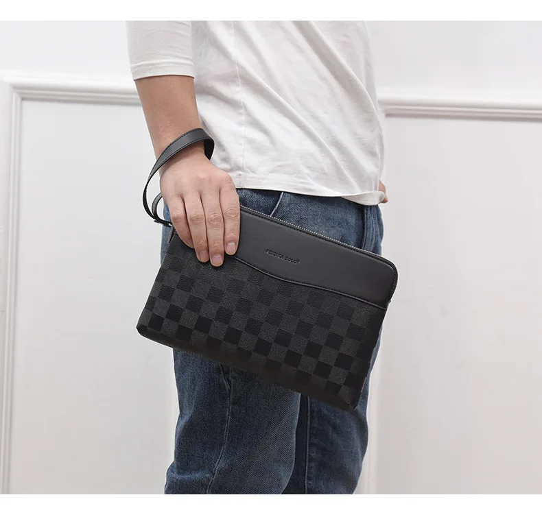 

Handbag men's envelope clutch business 10-inch flat bag casual large clip bag men's fashion men's portable men's bag